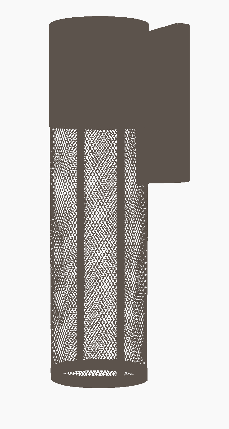 Hinkley Lighting 2304KZ Buckeye Bronze Aria 1 Lgt 18-1/2"H Outdoor Wall Sconce