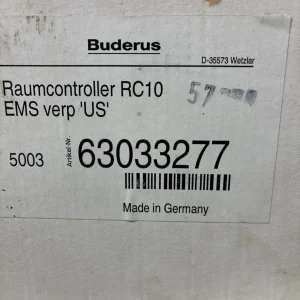 RC10 Raumcontroller (Room Controller) For Buderus Boilers GB Model 63033277