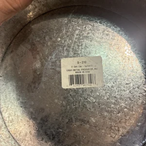 8 In. round Duct Cap