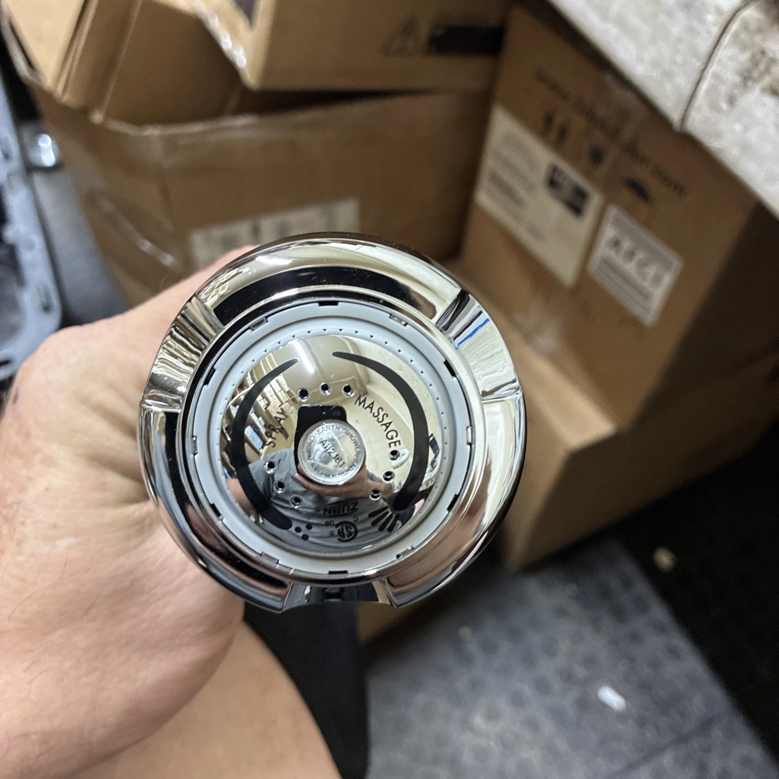 Shower Head,2-5/8" H,1.75 Gpm Flow Rate W/collar