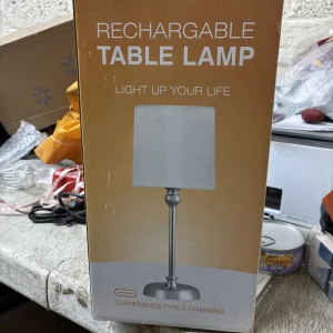 Morden Rechargeable LED Table Lamp, USB Charging Touch Dimming