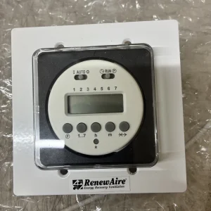 Renewaire TC7D-W Digital Time Clock New Open Box With Minor Damage To Cover