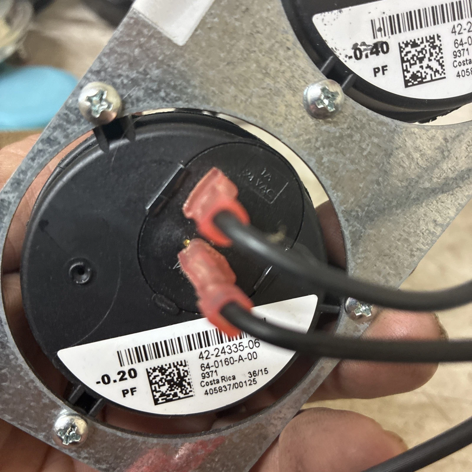 Dual Furnace Draft Inducer Pressure Switch Assembly 42-24166-79 - Image 6