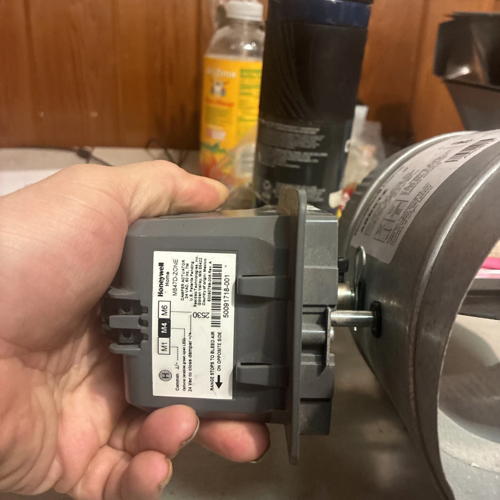 Honeywell ARD6TZ Motorized Round HVAC Zone Duct Damper Metal - Image 5