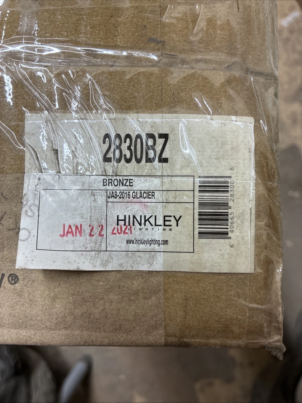 Hinkley Lighting 2830BZ Glacier 1 Light 15-1/2"H Integrated LED - Bronze - Image 2