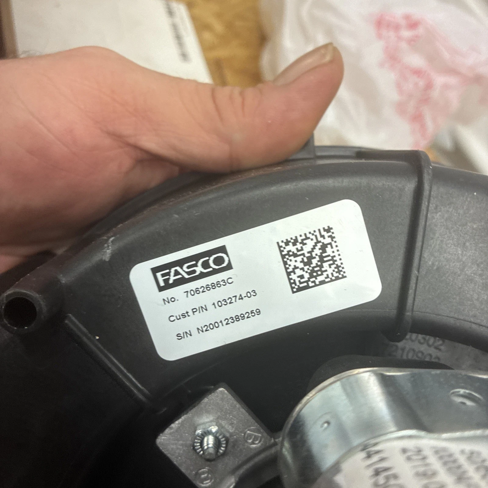 Fasco 7062B863C Furnace Draft Inducer Blower Motor Assembly - Image 2