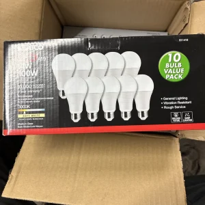 SATCO 14W 100W Replacement A19 LED - 3000K - 10-Pack
