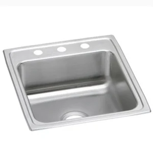 Elkay LRAD2022553 Lustertone 9 1/2” Drop In Sink