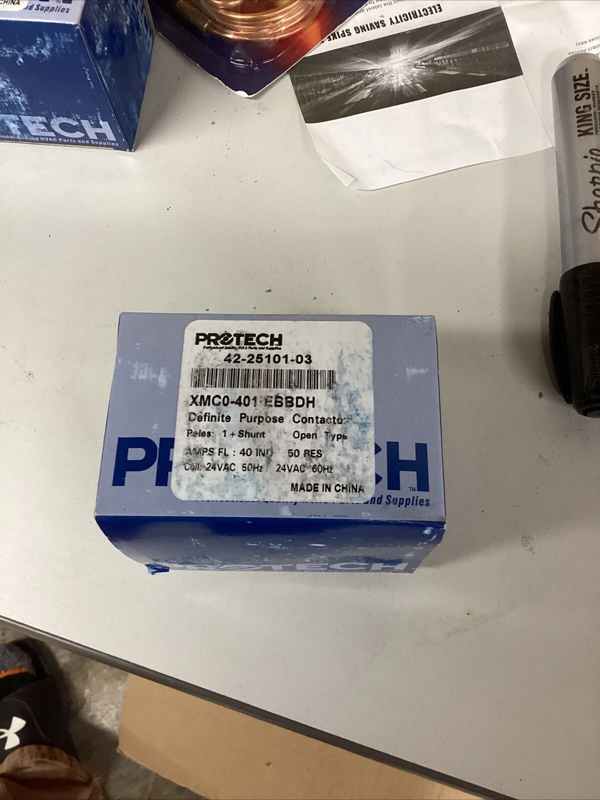 Protech Definite Purpose Contactor - 40A 1-Pole (24V coil) - 42-25101-03
