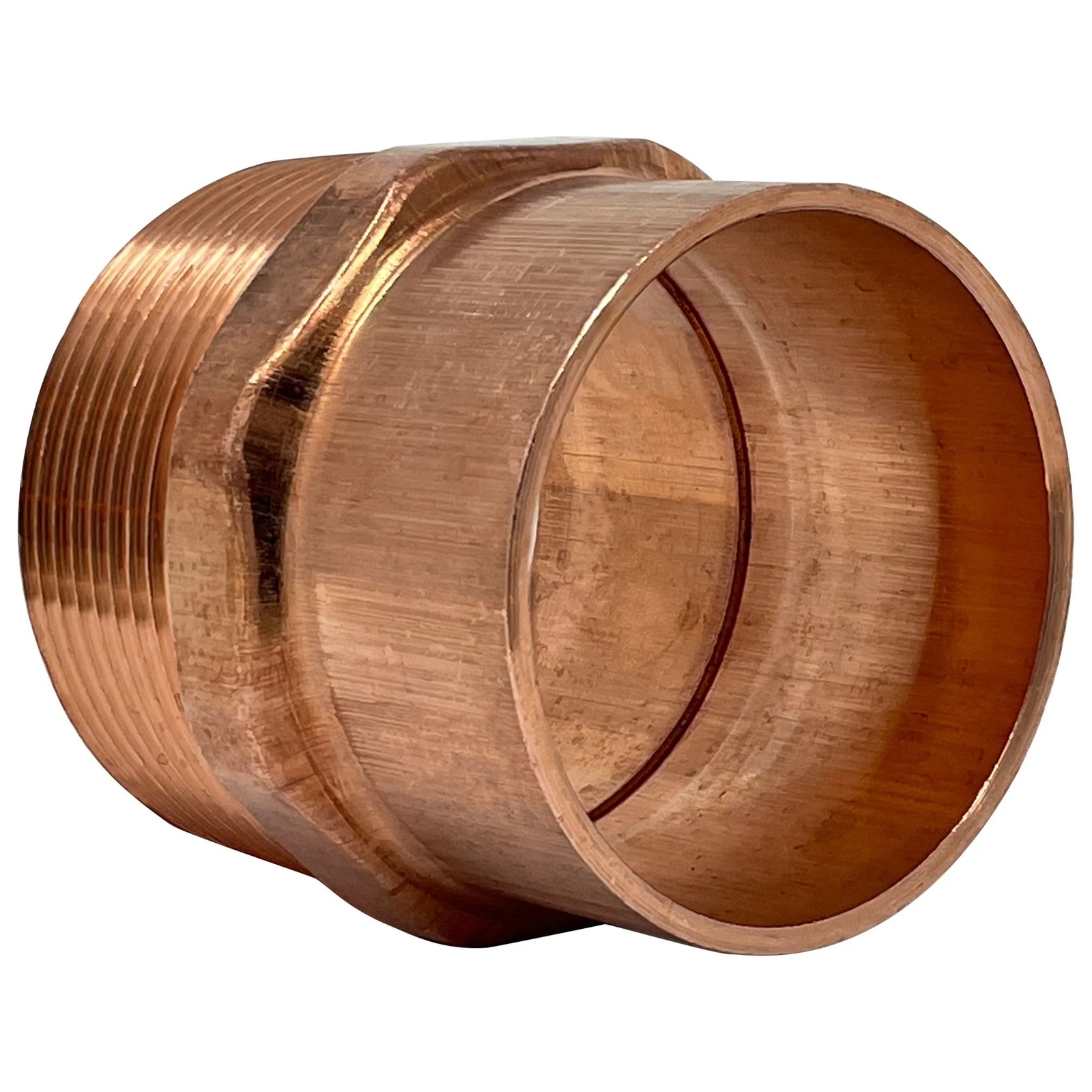 1-1/2" Threaded Male Adapter MIP x C Sweat - COPPER PIPE PRESSURE FITTING - Image 3