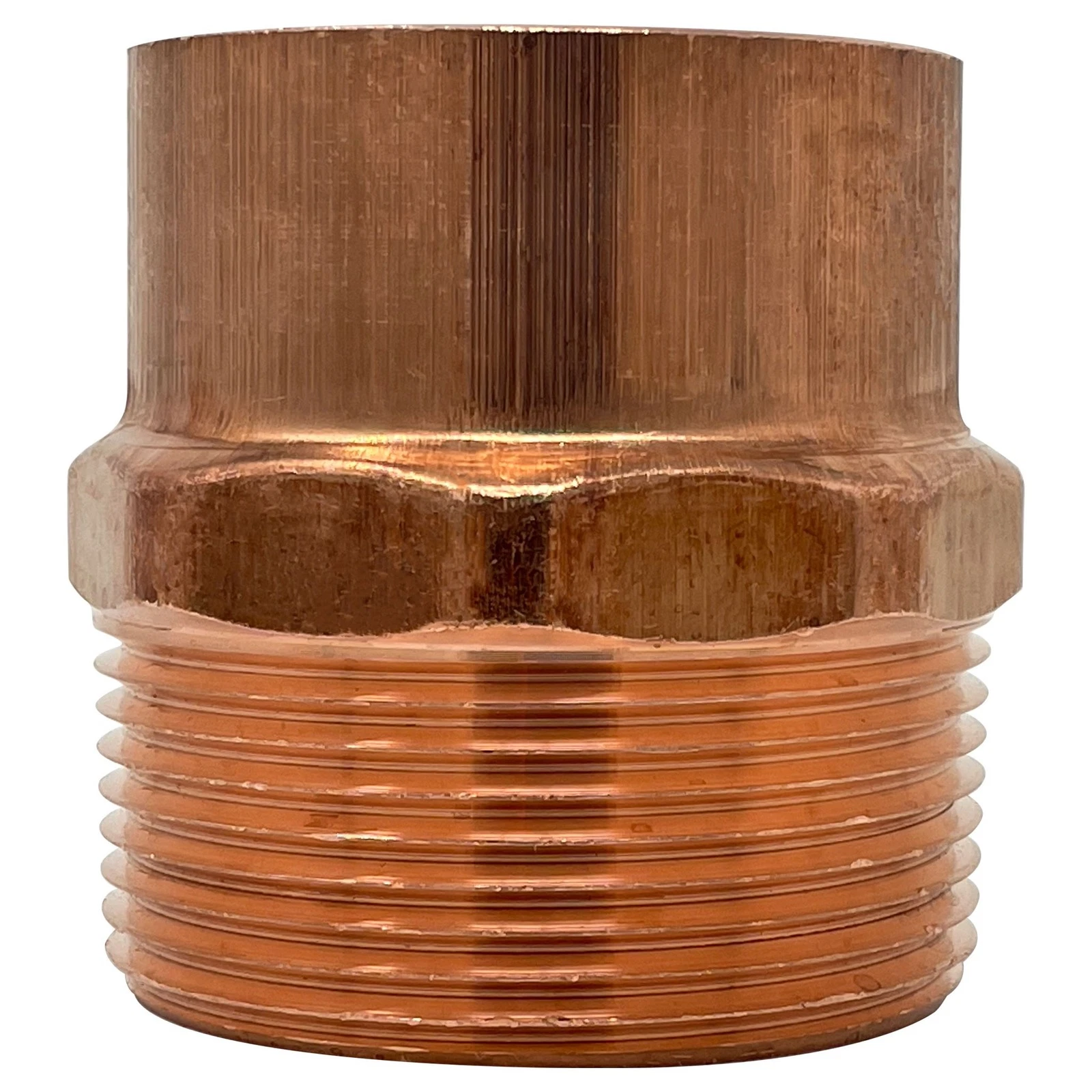 1-1/2" Threaded Male Adapter MIP x C Sweat - COPPER PIPE PRESSURE FITTING - Image 2
