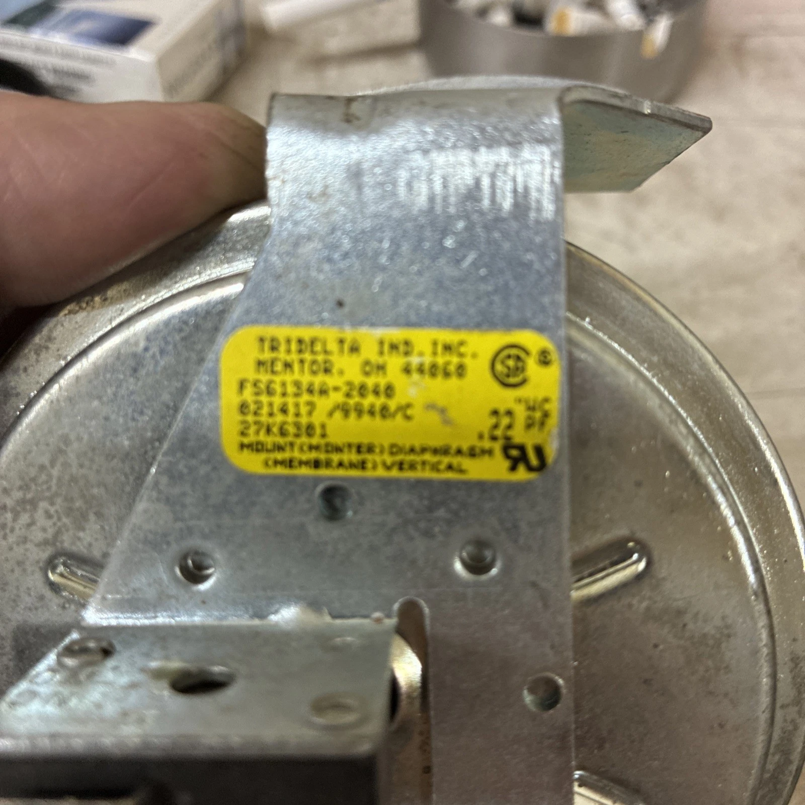 Tridelta FS6005-433 Pressure Switch New