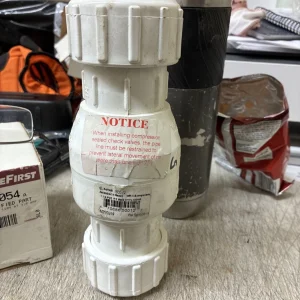 Flo Control 1500-12 Swing Check Valve, 1-1/4 in IPS Compression