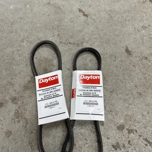 Dayton 6A117 Ax33 Cogged V-Belt, 35" Out Length, 1/2" Top Width (set Of 2)