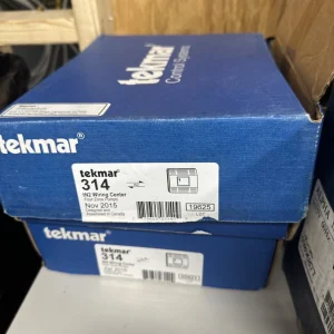 TEKMAR 314 tN2 WiringCenter 4ZonePumps Controls