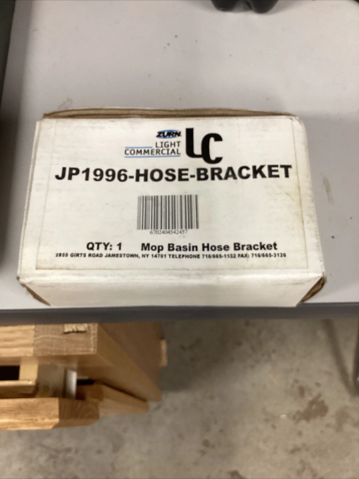 ZURN Light Commercial Mop Basin Hose Bracket JP1996 LC