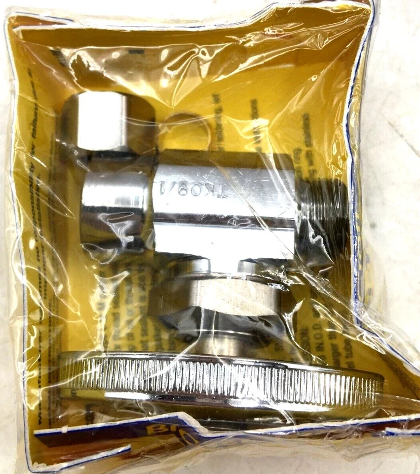 BrassCraft Lot of 2 Sweat Straight Stop 1/2" R14C, Compr Angle Stop OCR19XC NIP - Image 2