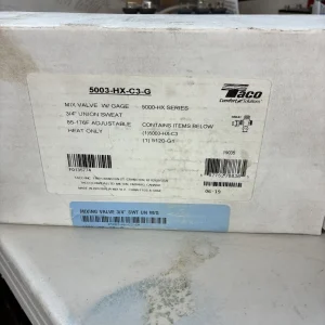 Taco 5003-HX-C3-G 3/4''UN SWT MIX Valve with gauge 5120-G1