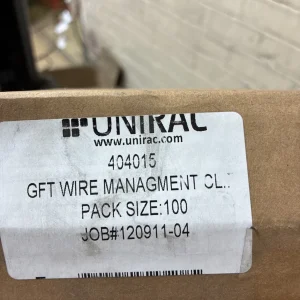 20 New Unirac Ground Mount Solar Panel Module Metal Wire Management Clips