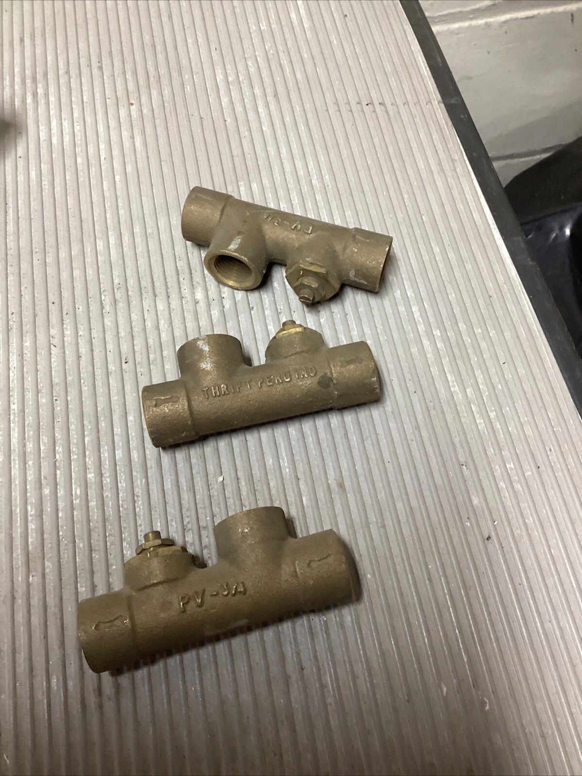 Thrift PV-3/4 Manual 3/4" Brass Sweat Boiler Balancing & Purging valve - Image 4