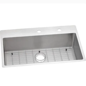Elkay ECTSRS33229TBG Crosstown 33" Drop-In / Undermount Single - 2 Far Right