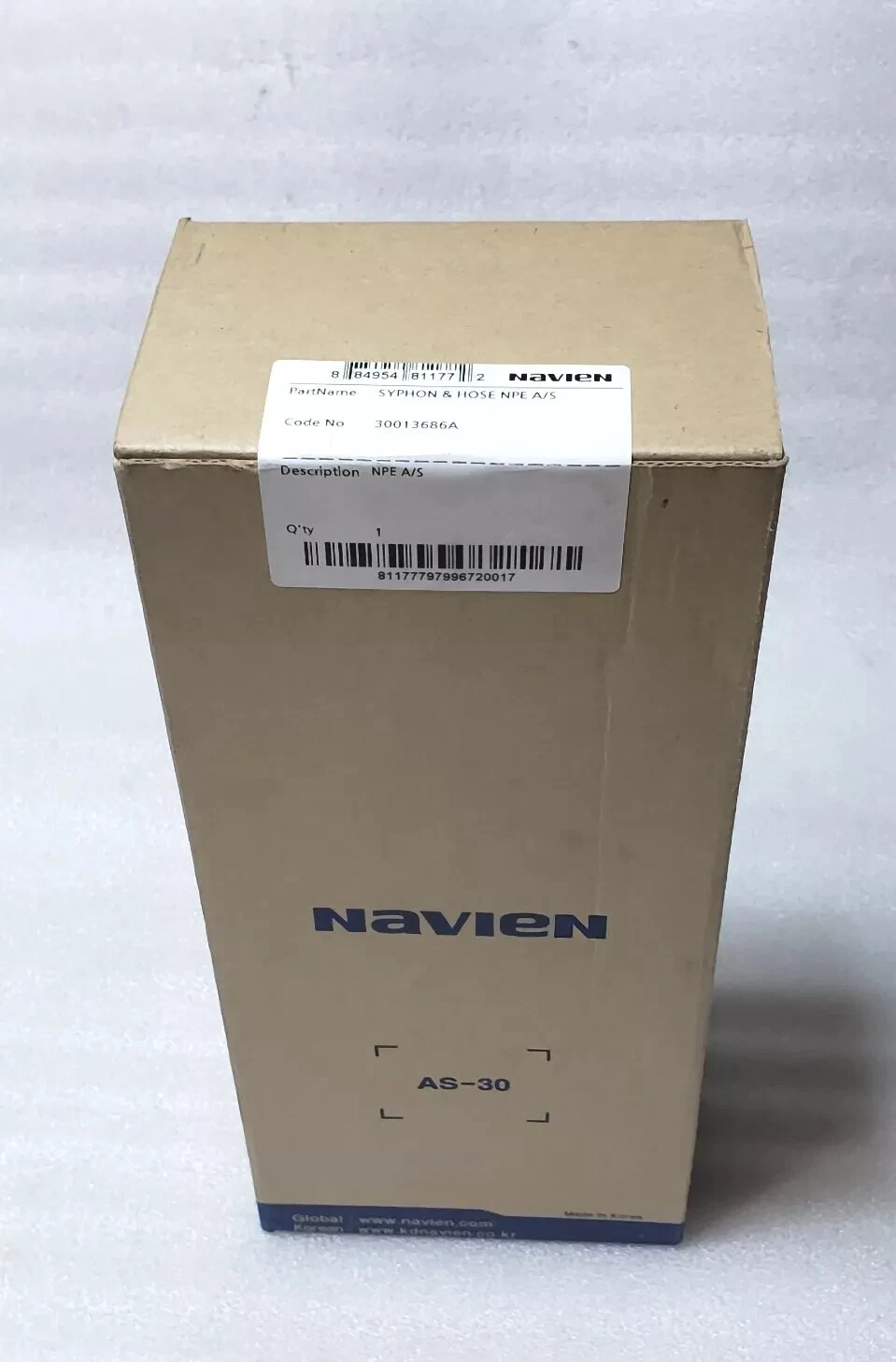 Navien Tankless Water Heaters 30013686A SIPHON & HOSE NPE A/S