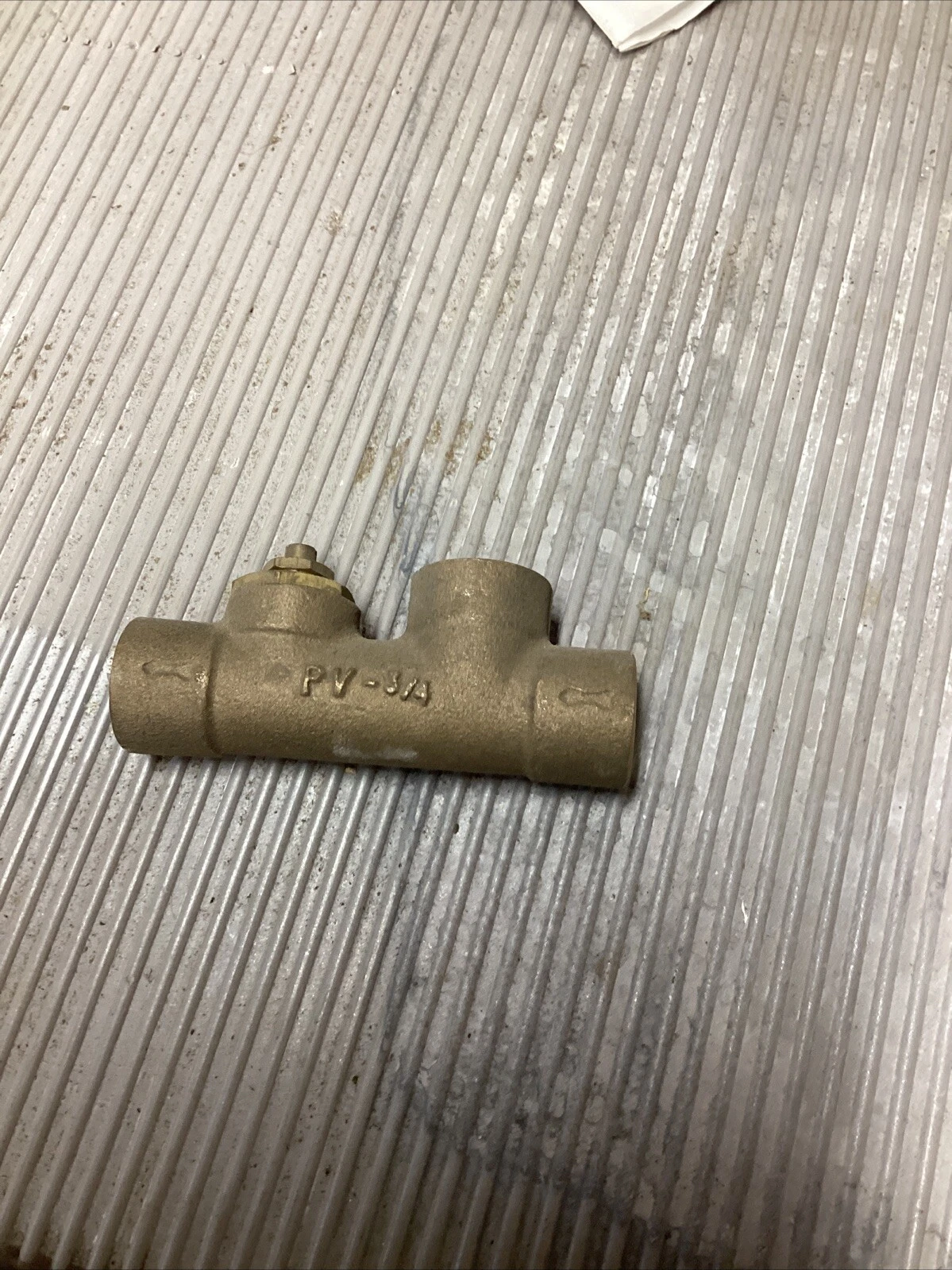 Thrift PV-3/4 Manual 3/4" Brass Sweat Boiler Balancing & Purging valve