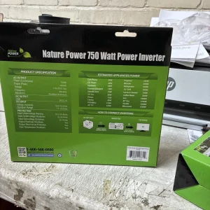 Nature Power 750 Watt Sine Wave Power Inverter with Digital Display
