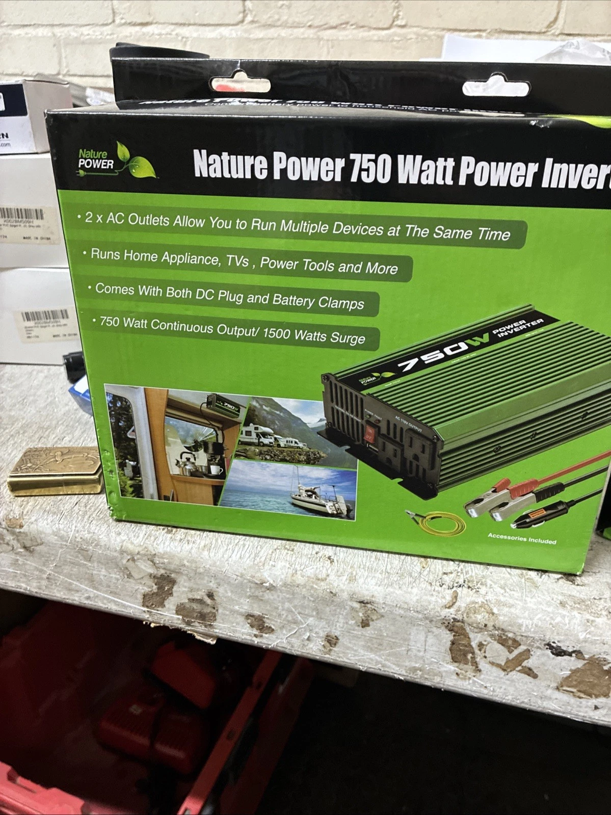 Nature Power 750 Watt Sine Wave Power Inverter with Digital Display - Image 2
