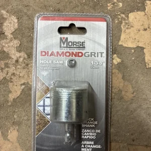 Morse Dgm22c 1-3/8" Diamond Grit Hole Saw