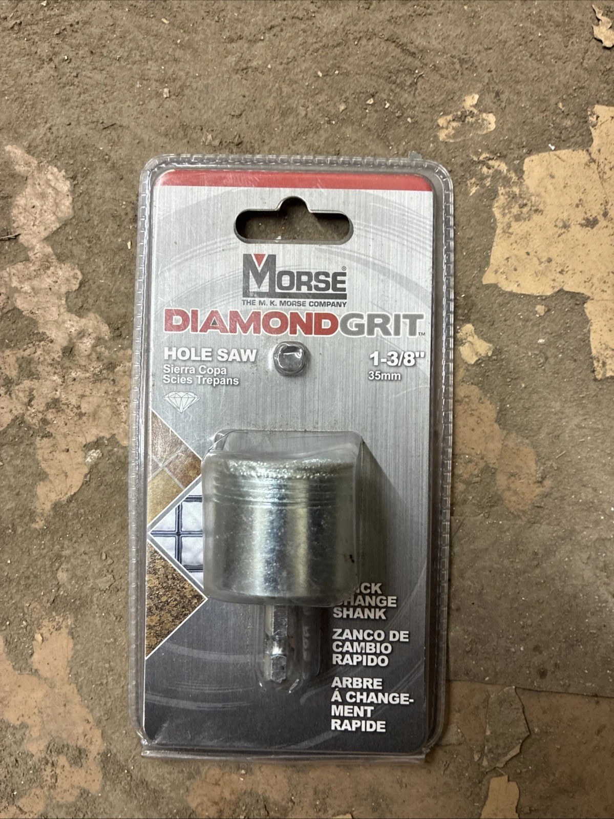 Morse Dgm22c 1-3/8" Diamond Grit Hole Saw