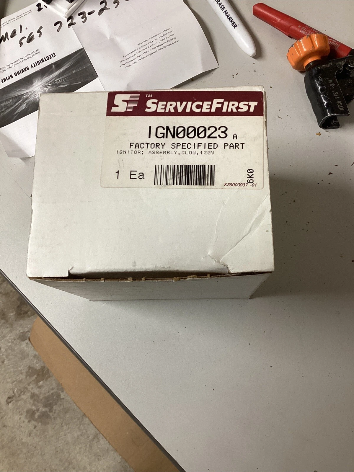 Service First Ignitor Assembly IGN 0023 Open Box New