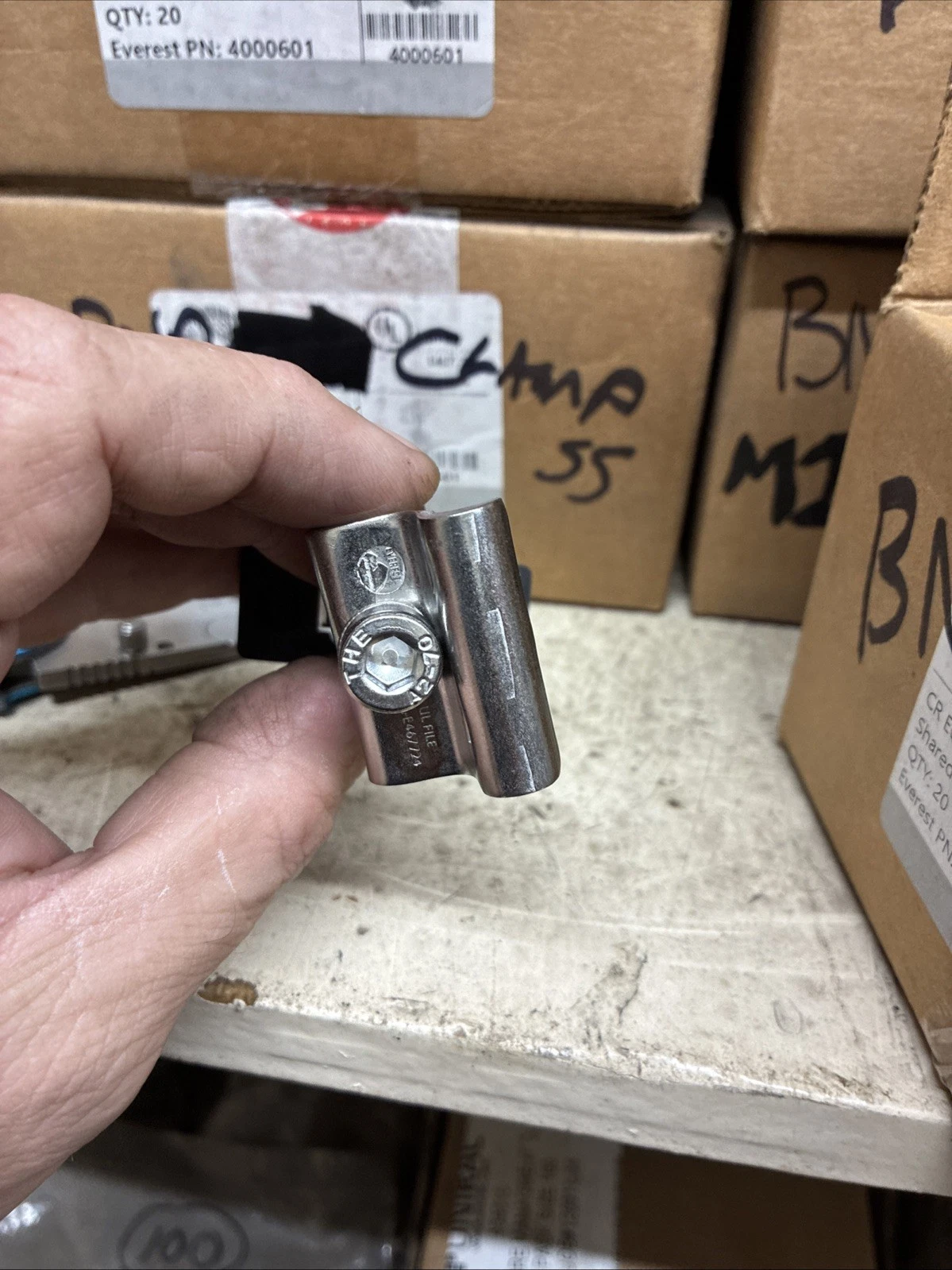 Everest BND End Clamps SS, CR EC Silver, 30-50 mm (20ea) - Image 5