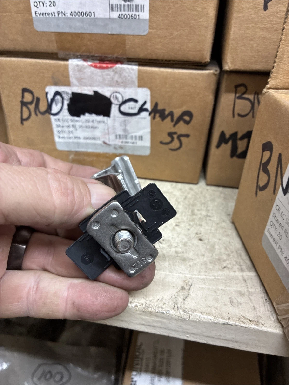 Everest BND End Clamps SS, CR EC Silver, 30-50 mm (20ea) - Image 4