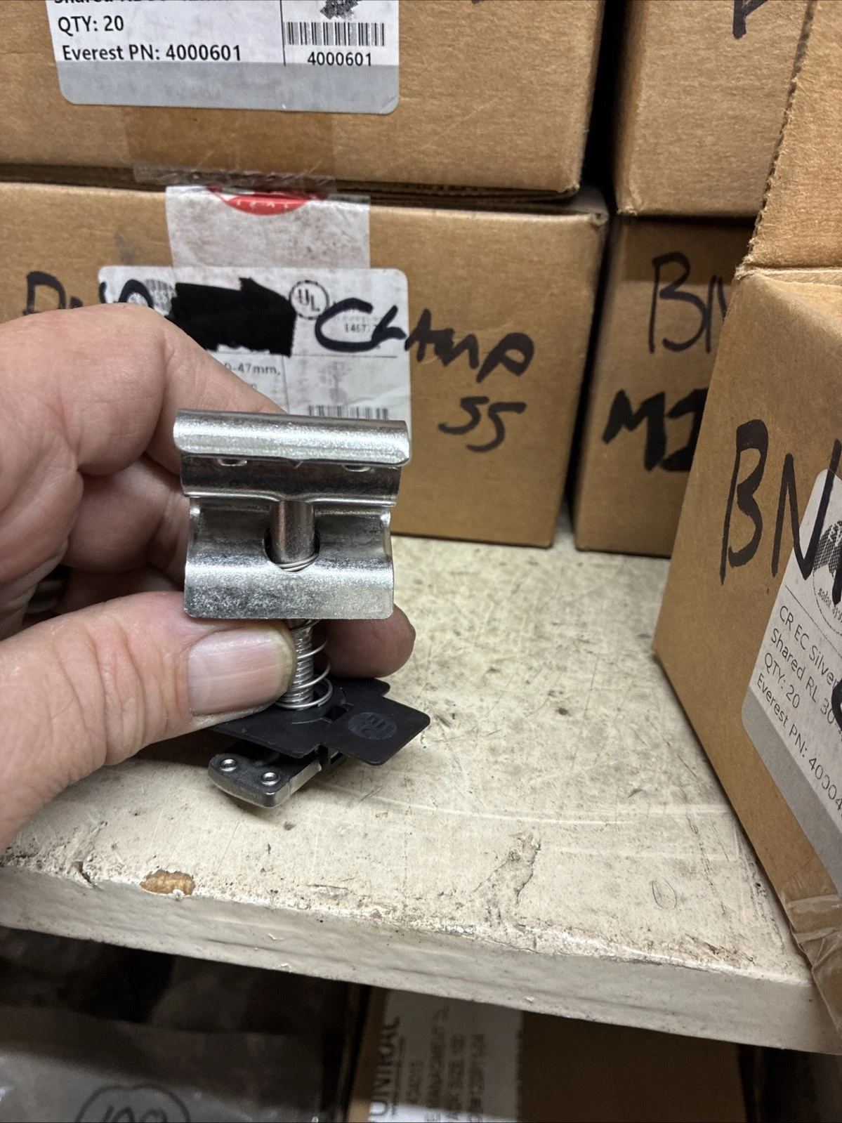Everest BND End Clamps SS, CR EC Silver, 30-50 mm (20ea) - Image 3