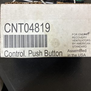 Trane CNT04819 Push Button Control For Energy Recovery Ventilators By Amer. Std.