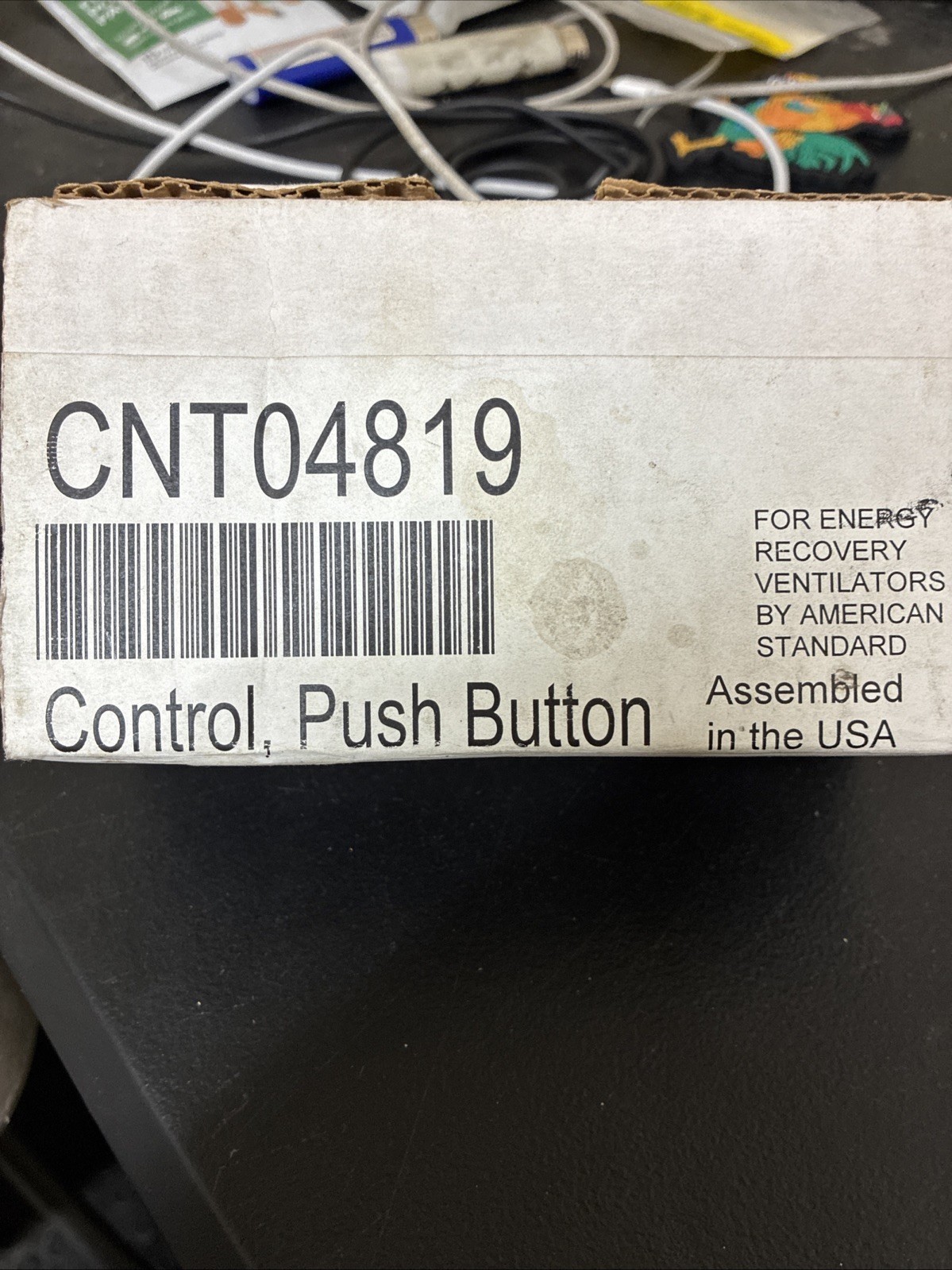 Trane CNT04819 Push Button Control For Energy Recovery Ventilators By Amer. Std.